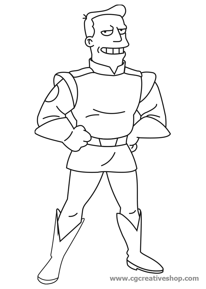 Zapp Brannigan - Futurama Vectors