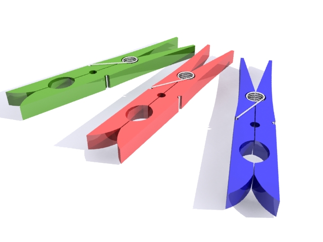 clothespin 3d object free download