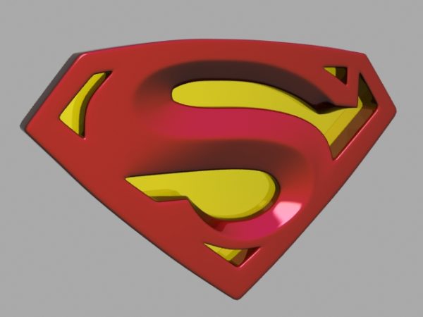 Superman Logo 3D Free Object download - Cgcreativeshop