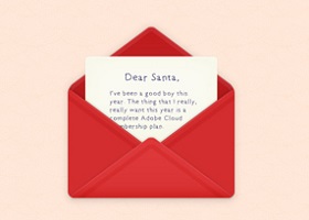 Letter to Santa Claus in Illustrator