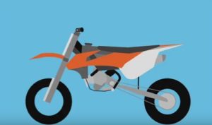 Dirtbike Flat Design in Illustrator