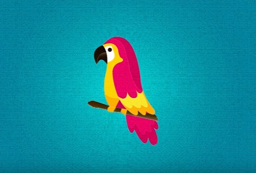 Bird Vector Illustration in Illustrator