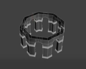 Modeling an Structure Octagon Arches in 3ds Max