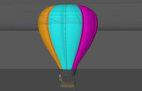 Modelling Air Ballon in Maxon Cinema 4D