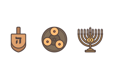 Draw a Hanukkah Themed Icon Pack in Illustrator