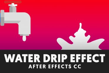 Create Flat Liquid Drip and Splash in After Effects