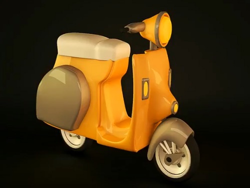 Modeling a Simple Scooter in Cinema 4D