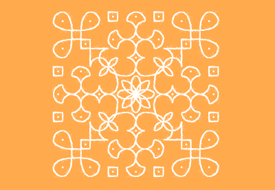 Draw a Traditional Indian Kolam Pattern in Illustrator