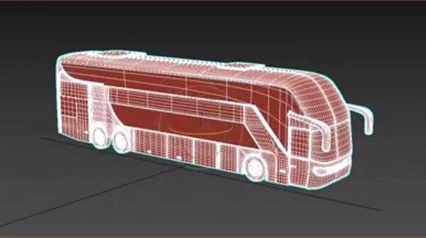 Bus Low Poly Modeling in Autodesk 3ds Max