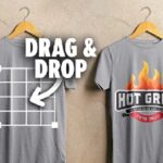 Drag-and-drop t-shirt mockup template in Photoshop