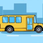 Create School Bus Car 2D Animation in After Effects