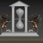 Realistic Hourglass Lion Modeling in 3ds Max