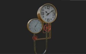 Realistic Pipe Wall Clock Modeling in 3ds Max