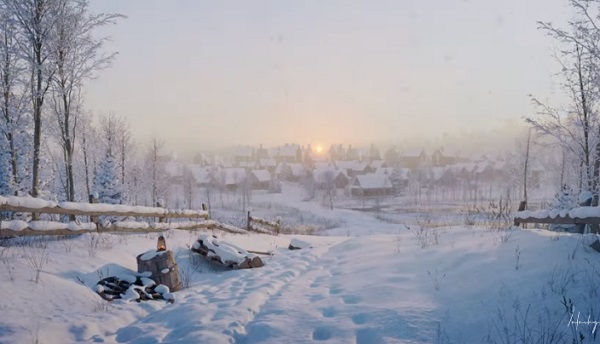 Create Realistic Winter Scene in Blender